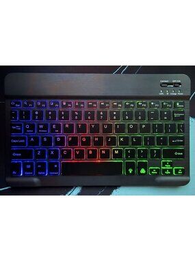 Portable Wireless RGB **BLUETOOTH** Backlit Keyboard -...